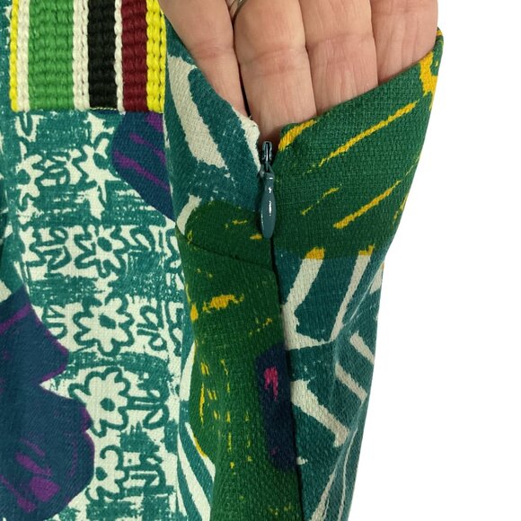 Anthropologie | Vanessa Virginia Graphic Hibiscus shift dress, US size 0, Pocket - Picture 11 of 14